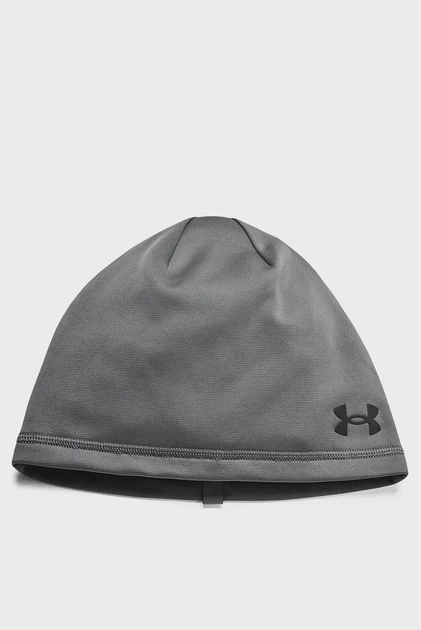 Чоловіча сіра шапка UA Storm Beanie Under Armour OSFM 1365918-025 - Фото 1 Чоловіча сіра шапка UA Storm Beanie Under Armour OSFM 1365918-025 - зображення 1