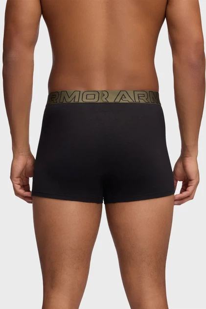 Чоловічі боксери (3 шт.) UA PERFORMANCE COTTON - SOLID 3 IN 3PK Under Armour XS 1383891-005 - зображення 3