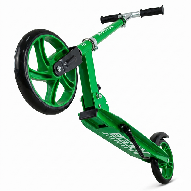 Самокат підлітковий міський до 80 кг X-Treme AS-2009S з підшипниками ABEC-7 зелений маневрений складаний самокат для дітей та підлітків легкий транспорт для прогулянок міста для щоденного використання - Фото 11 Самокат підлітковий міський до 80 кг X-Treme AS-2009S з підшипниками ABEC-7 зелений маневрений складаний самокат для дітей та підлітків легкий транспорт для прогулянок міста для щоденного використання - зображення 11