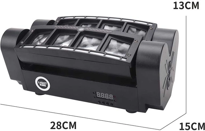 Efekt świetlny Light4Me Spider Strobo Laser (5908249810648) - obraz 7