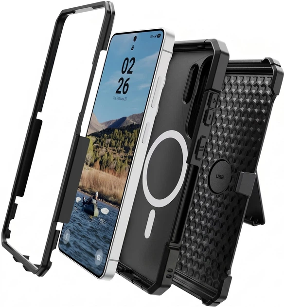 Etui Urban Armor Gear Trooper MagSafe do Samsung Galaxy S26 Ultra Black (2145461BV01) - obraz 2