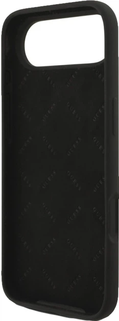 Etui Guess Silicone Big 4G Script do Apple iPhone Air Czarne (3666339522247) - obraz 2