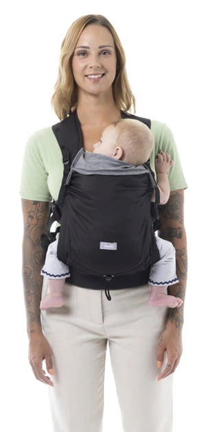 Дитяча ергономічна переноска Chicco Skin Fit до 9 кг Чорна (643343) (8058664166107) - зображення 3