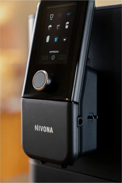 Кавомашина Nivona NIVO, 1.8л, зерно, автомат.капуч, дисплей, авторецептів -8, чорний (00113289) - зображення 7