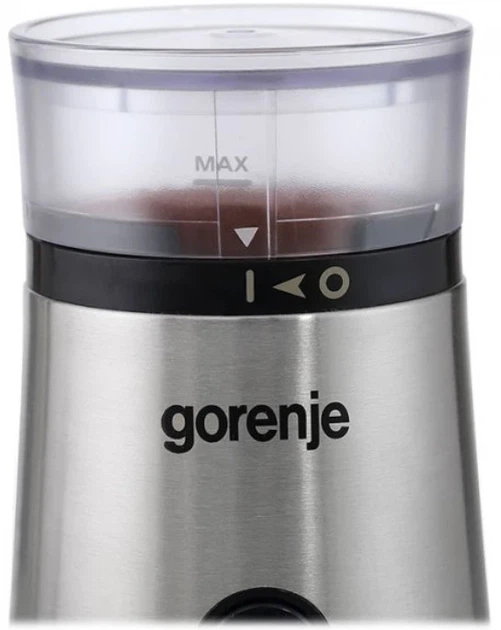 Кавомолка Gorenje роторна 150Вт, об'єм зерен-60г, метал, чорно-сріблястий (00109998) - зображення 2