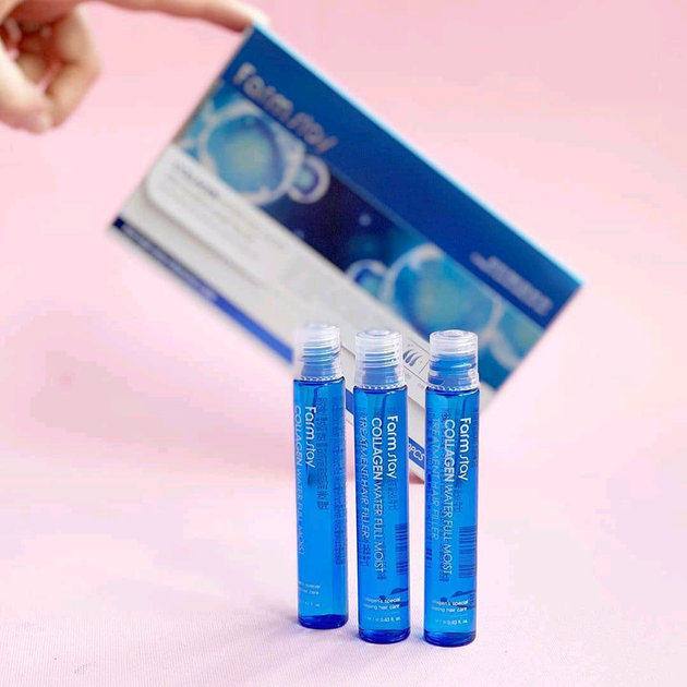 Філер для волосся з колагеном FarmStay Collagen Water Full Moist Treatment Hair Filler 13 мл - Фото 2 Філер для волосся з колагеном FarmStay Collagen Water Full Moist Treatment Hair Filler 13 мл - зображення 2