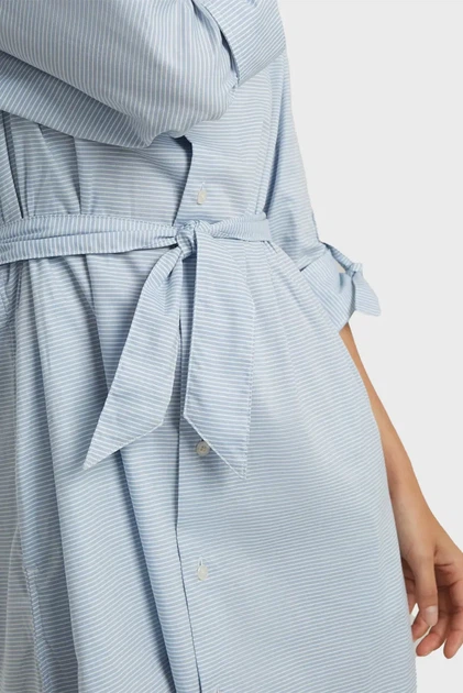 Жіноче блакитне плаття біля смужку Long Shirt Dress Wmn G-Star RAW XS D24625,D592 - Фото 4 Жіноче блакитне плаття біля смужку Long Shirt Dress Wmn G-Star RAW XS D24625,D592 - зображення 4