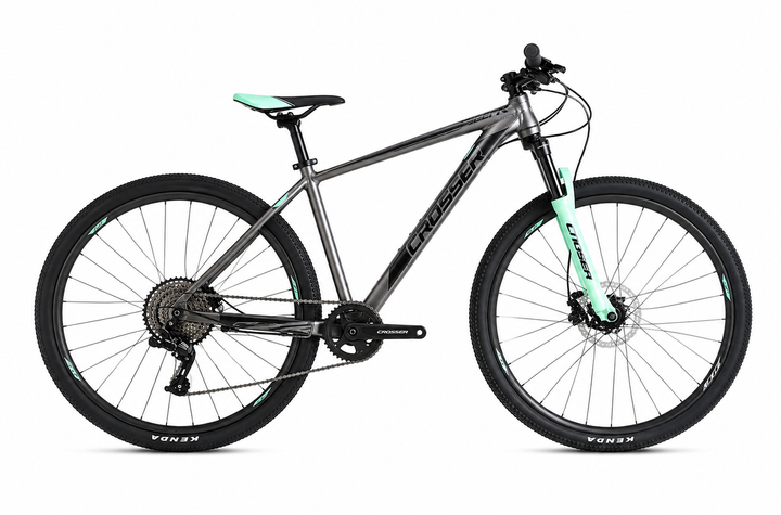 Велосипед Crosser SOLO 29" 3x10 Shimano Deore, гидравлический тормоз, алюминиевый MTB найнер 30 скоростей Зеленый - Фото 1 Велосипед Crosser SOLO 29" 3x10 Shimano Deore, гидравлический тормоз, алюминиевый MTB найнер 30 скоростей Зеленый - изображение 1