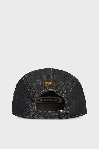 Чоловіча темно-синя джинсова кепка Flat Brim 5 Panel Cap G-Star PC D25379,D536 - изображение 3
