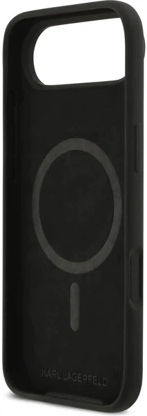 Панель Karl Lagerfeld Liquid Silicone K&CH Sketch MagSafe для Apple iPhone Air Black (KLHMP17MSKCGRGOK) - зображення 2