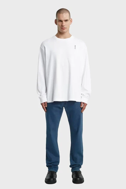 Чоловічий білий лонгслів Back G-Star RAW XL D26835,D976 - изображение 2