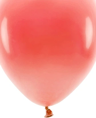 Повітряні кульки PartyDeco Eco пастельні 30 см Коралові 100 шт (5900779134300) - зображення 2