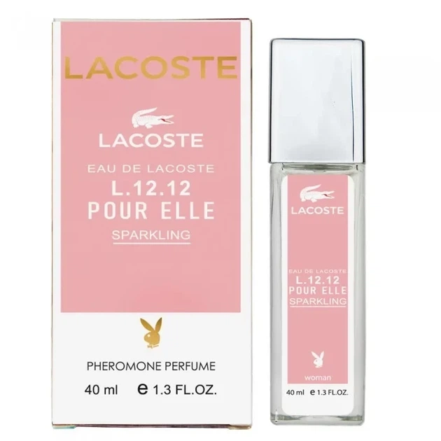 Женская парфюмированная вода с феромонами No Brand (версия Lacoste Eau de Lacoste L.12.12 Pour Elle Sparkling), 40 ml - изображение 3