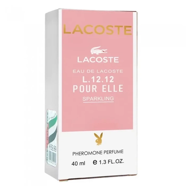 Женская парфюмированная вода с феромонами No Brand (версия Lacoste Eau de Lacoste L.12.12 Pour Elle Sparkling), 40 ml - изображение 4