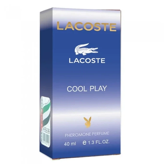 Мужская парфюмированная вода с феромонами No Brand (версия Lacoste Cool Play), 40 ml - Фото 4 Мужская парфюмированная вода с феромонами No Brand (версия Lacoste Cool Play), 40 ml - изображение 4