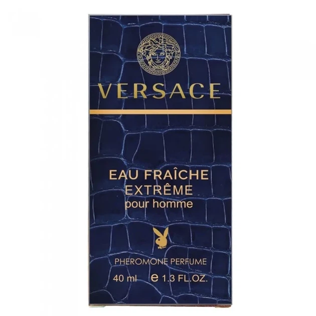 Чоловіча парфумована вода з феромонами No Brand (версія Versace Man Eau Fraiche Extreme), 40 ml - Фото 5 Чоловіча парфумована вода з феромонами No Brand (версія Versace Man Eau Fraiche Extreme), 40 ml - зображення 5