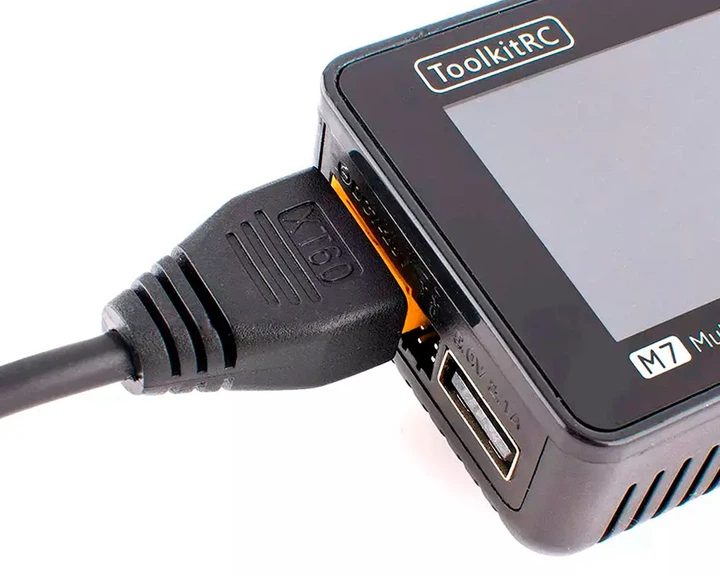 Кабель перехідник ToolkitRC SC100 Type-С to XT60, PD3.0/QC3.0/FCP/AFC, 5A PD100W, 0.5м, TK41700 - изображение 2