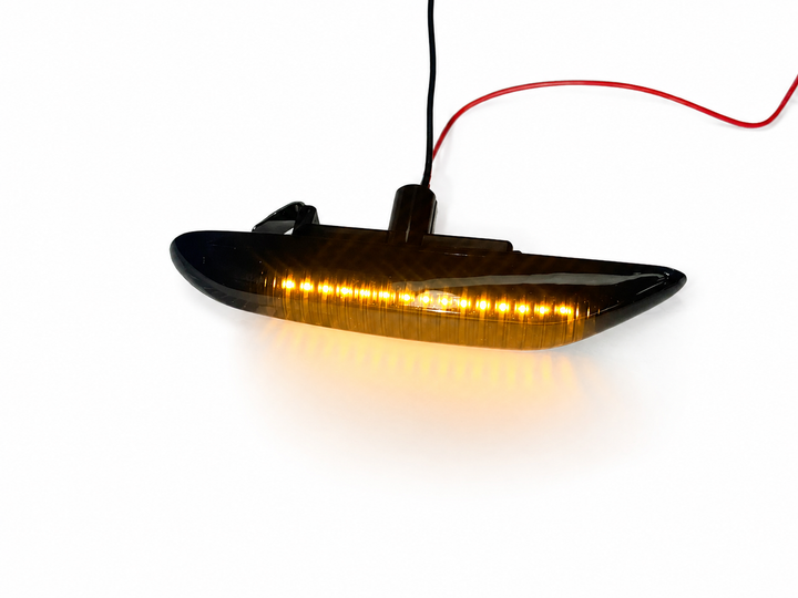 Динамические LED повторители поворотов BMW E46 E60 E61 E90 E91 E87 E81 E83 E84 E88 E92 E93 E82, тонированные - изображение 6