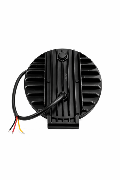 Світлодіодна фара StarLight 24A-40W 8 LED 12-24V, біле/жовте світло, кругла, робоче світло - изображение 3