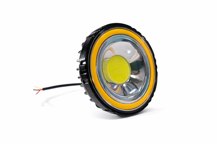 Світлодіодна фара StarLight 40A-40W 12-24V біле/жовте світло, кругла, робоче світло - Фото 4 Світлодіодна фара StarLight 40A-40W 12-24V біле/жовте світло, кругла, робоче світло - изображение 4