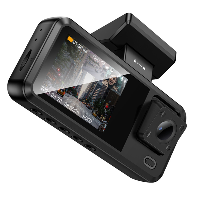 Видеорегистратор Hoco DV15 3 камеры WiFi 2" IPS 720P с поддержкой 128GB - изображение 5