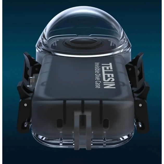 Аквабокс Telesin S4-WTP-08-TIS для Insta360 X4 50 м підводний захисний бокс для зйомки 360° - зображення 3