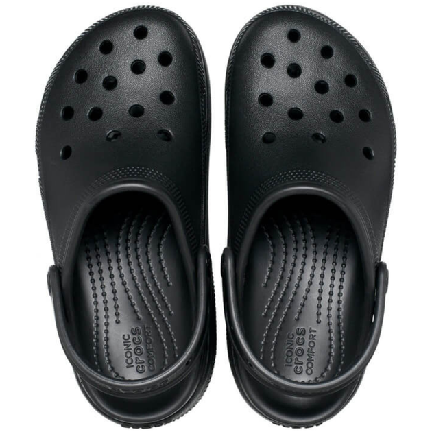 Детские Сабо Crocs Classic Cutie Kids Clog 27 р 15.8-16.6 см Черные 207708-C10 Black - изображение 4