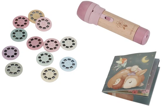 Ліхтарик Little Dutch Проєктор із казками Рожевий LD4780 (8713291447806) - зображення 4