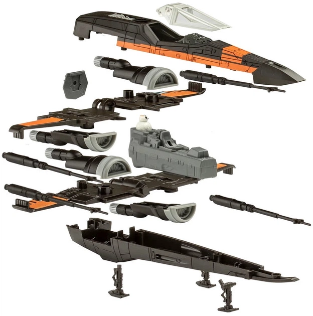 Модель для складання Revell Star Wars Poe's X-wings Fighter 749780 (4009803012162) - зображення 3