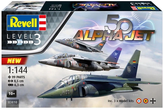 Набір моделей для складання Revell 50TH Anniversary Alpha Jet 750206 (4009803038100) - зображення 2