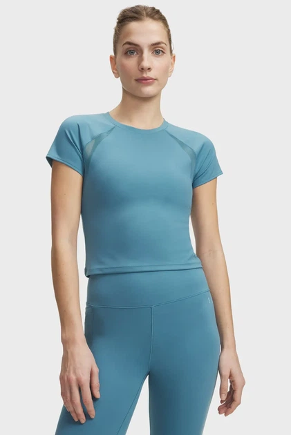 Жіноча блакитна футболка Motion Mesh SS Under Armour SM 6011045-466 - Фото 1 Жіноча блакитна футболка Motion Mesh SS Under Armour SM 6011045-466 - зображення 1