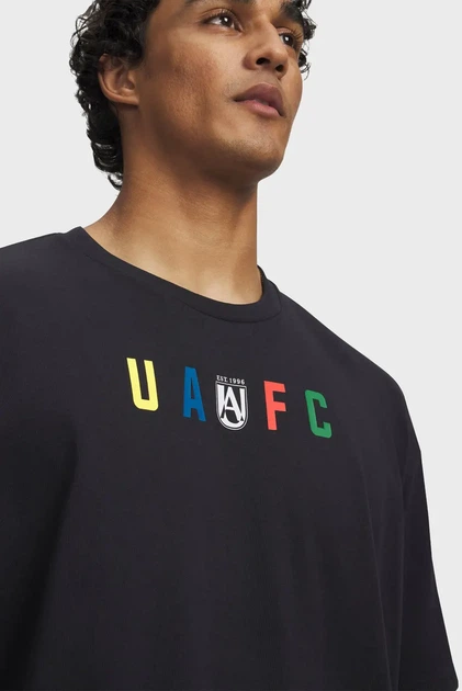 Чоловіча чорна футболка UA M GFB FLAG HWT SS Under Armour XS 6010363-001 - изображение 3