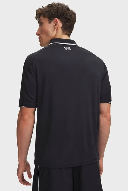 Чоловіче чорне поло UA 96 Terrace Country Jsy Under Armour MD 6009881-001 - изображение 2