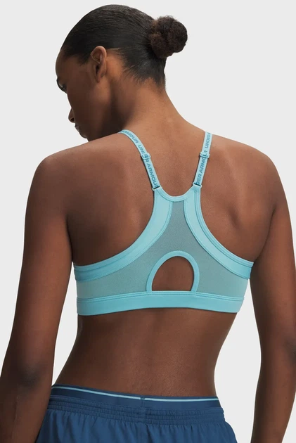Жіночий блакитний топ UA Infinity Low 2.0 Bra-BLU Under Armour XS A-C 1384126-425 - изображение 3
