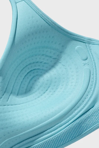 Жіночий блакитний топ UA Infinity Low 2.0 Bra-BLU Under Armour XS A-C 1384126-425 - изображение 6