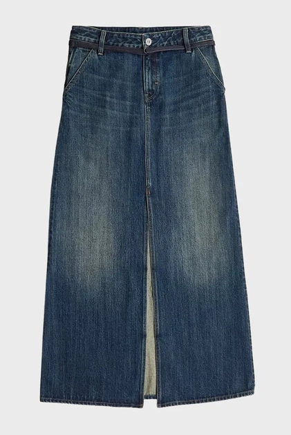 Жіноча синя джинсова спідниця Baggy G-Star 26 D25979,D577 - изображение 6