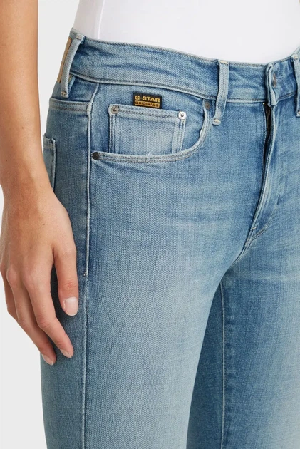 Жіночі блакитні джинси 3301 Flare Wmn G-Star RAW 30-32 D21290,D441 - Фото 4 Жіночі блакитні джинси 3301 Flare Wmn G-Star RAW 30-32 D21290,D441 - зображення 4