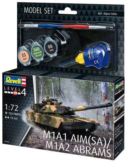 Модель для складання Revell M1A1 AIM SA / M1A2 Abrams 656167 (4009803463346) - зображення 2