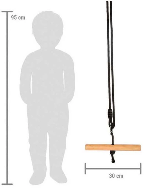 Дерев'яна гімнастична трапеція Twist Small Foot Black Line 5420073 (4020972126757) - зображення 6