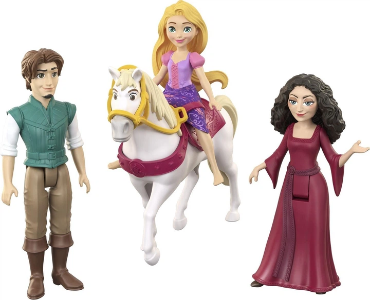 Zestaw mini lalek Disney Princess Roszpunka i przyjaciele 11 cm (194735331338) - obraz 2