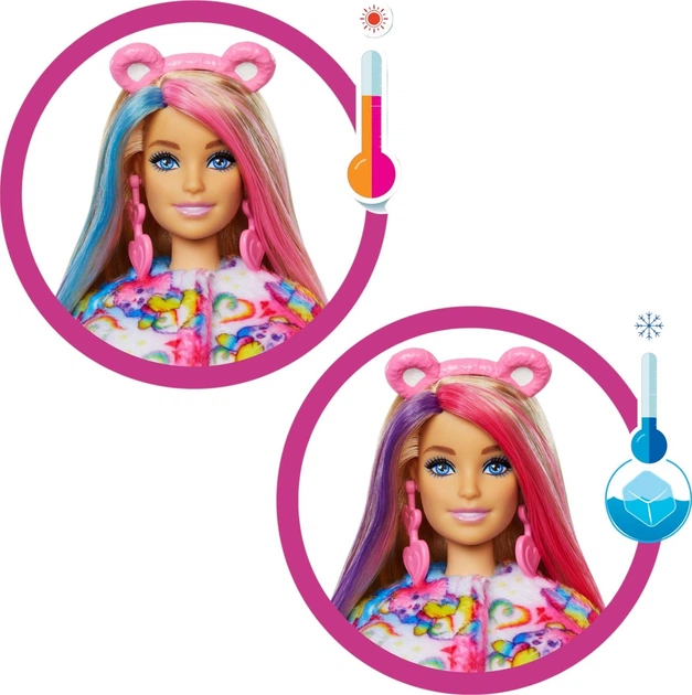 Лялька Barbie Cutie Reveal Care Bears Нова хвиля Ведмедик Єдність (194735306268) - зображення 5