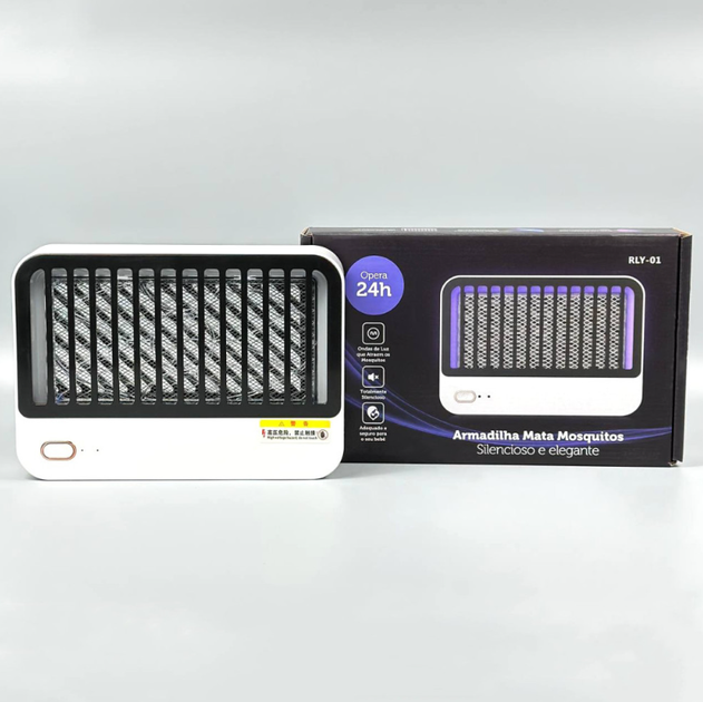 Лампа-пастка от насекомых RLY-01 аккумуляторная 1200mAh USB (бесшумная, 5W) - Фото 1 Лампа-пастка от насекомых RLY-01 аккумуляторная 1200mAh USB (бесшумная, 5W) - изображение 1