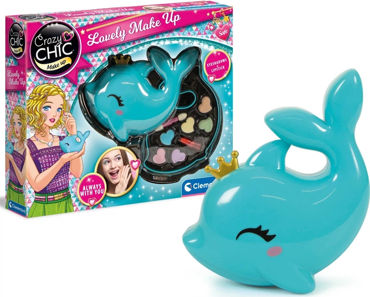 Zestaw kosmetyków dla dzieci Clementoni Crazy Chic Lovely Make Up. Dolphin do makijażu (8005125186303) - obraz 2