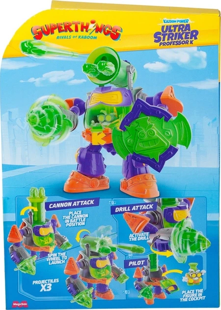 Ігровий набір SuperThings Kazoom Power Ультрастрайкер Професор К (8431618041222) - зображення 9