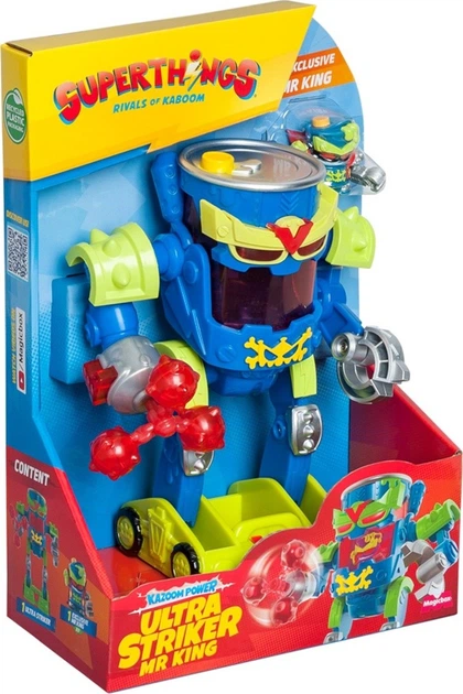 Ігровий набір SuperThings Kazoom Power Ультрастрайкер Містер Кінг (8431618041208) - зображення 8