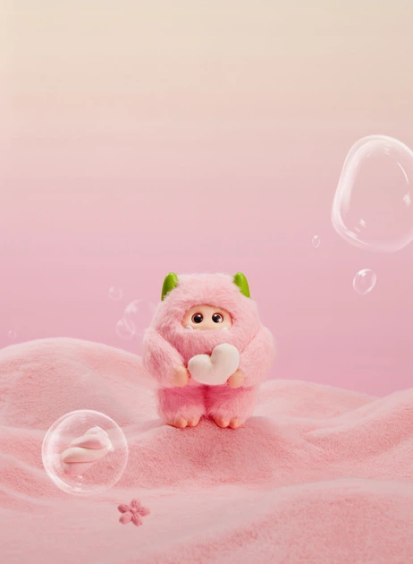 Kolekcjonerska pluszowa zabawka 10/10 Toys z kółkiem Giggle Monster Słodkie sny (6978646711359) - obraz 6
