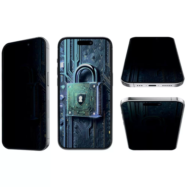 Защитное стекло антишпион Proove Privacy 360 Installation Box для iPhone 14 Pro Max/15 Plus/16 Plus Black - Фото 6 Защитное стекло антишпион Proove Privacy 360 Installation Box для iPhone 14 Pro Max/15 Plus/16 Plus Black - изображение 6