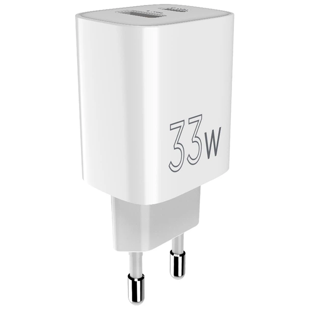 Зарядний пристрій Sigma 1xUSB-C PD33W + 1xUSB QC3.0 GaN X-power PS33-01 white (4827798527719) - зображення 7