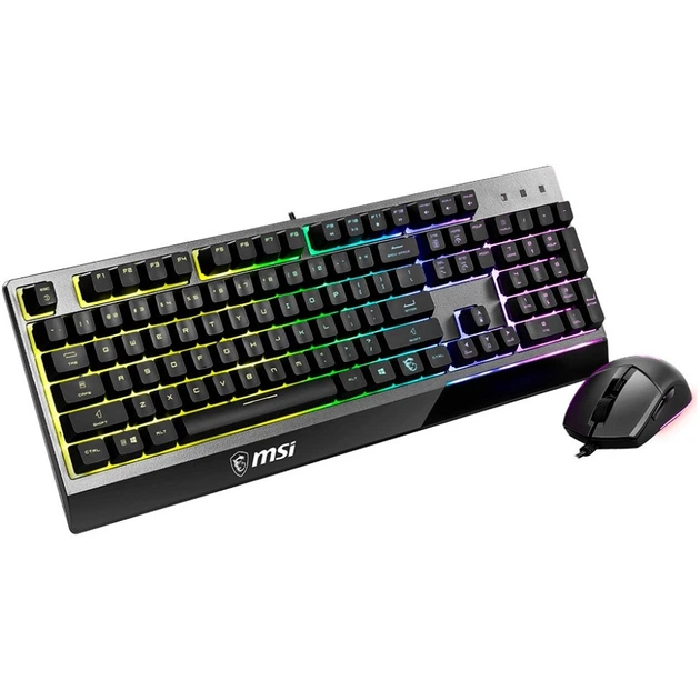 Комплект (клавіатура, миша) MSI Vigor GK30 Combo UA Black - зображення 4