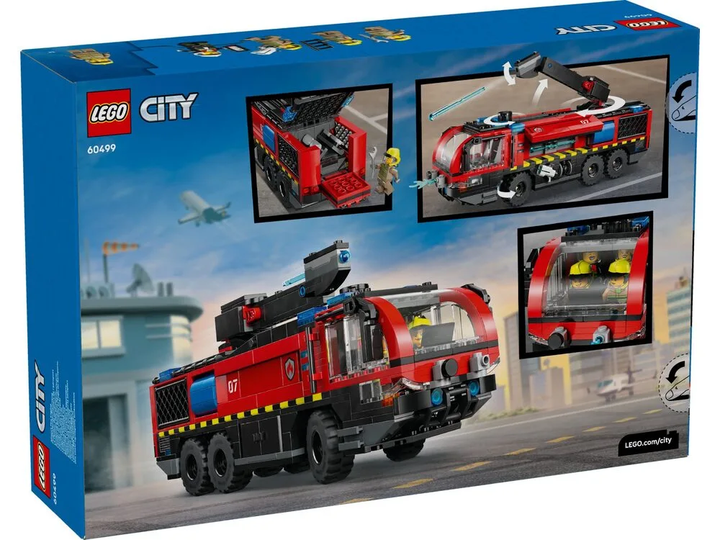 Конструктор LEGO City Пожарная машина в аэропорту 691 деталь (60499) - изображение 9